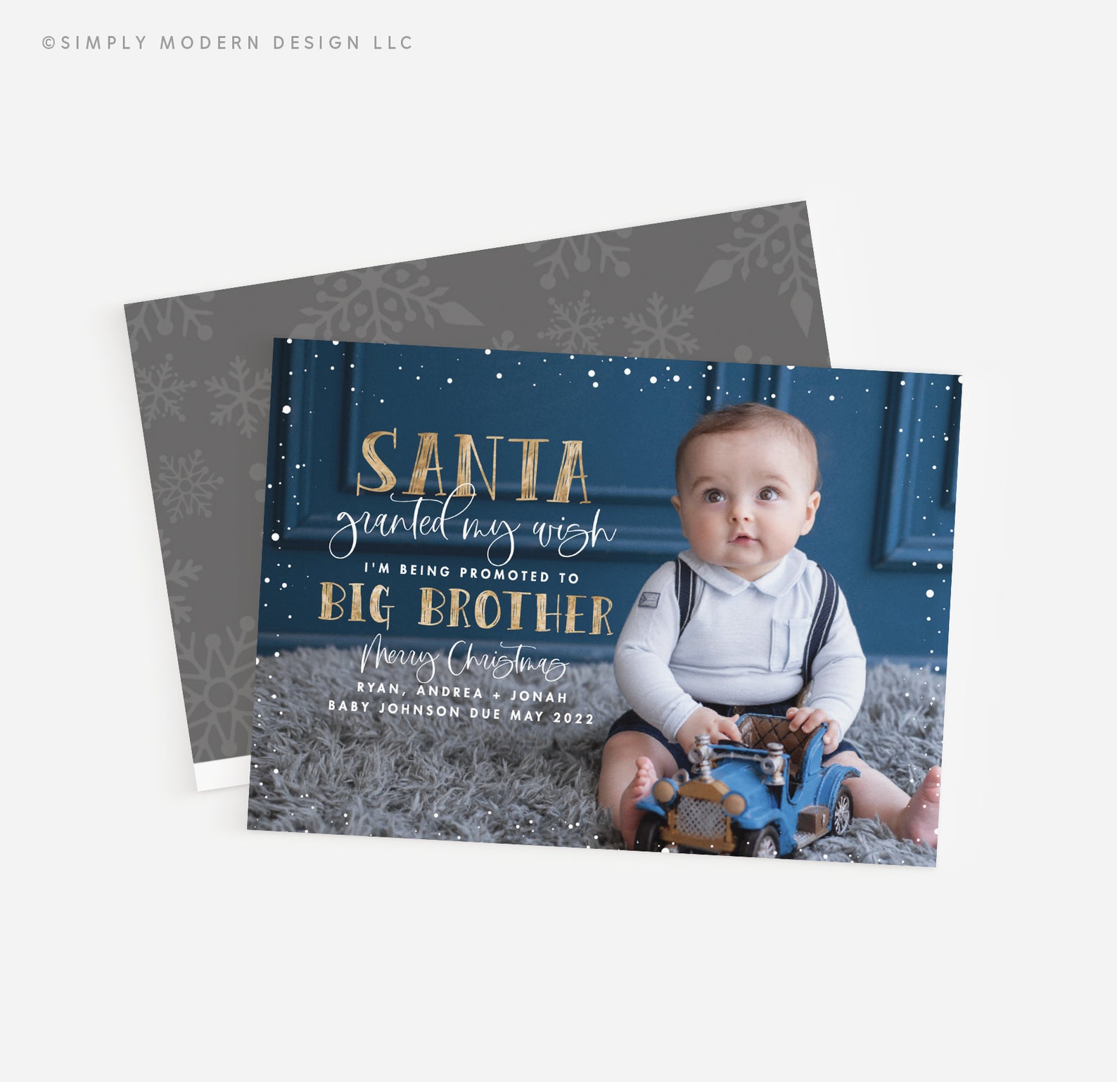 Christmas Big Brother Announcement Big Sister Announcement - Etsy