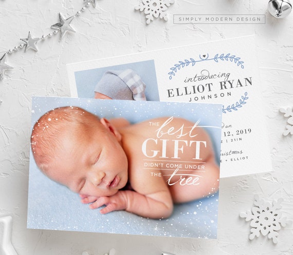 new year birth announcement