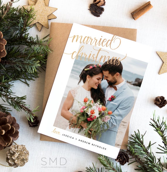 Wedding thank you cards christmas theme — free download