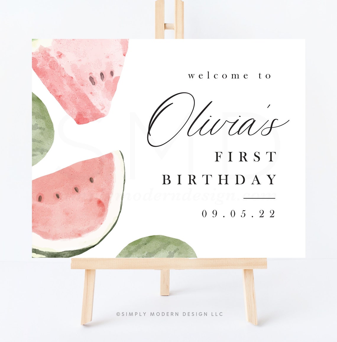 Watermelon Welcome Sign Watermelon Theme Party Sign - Etsy