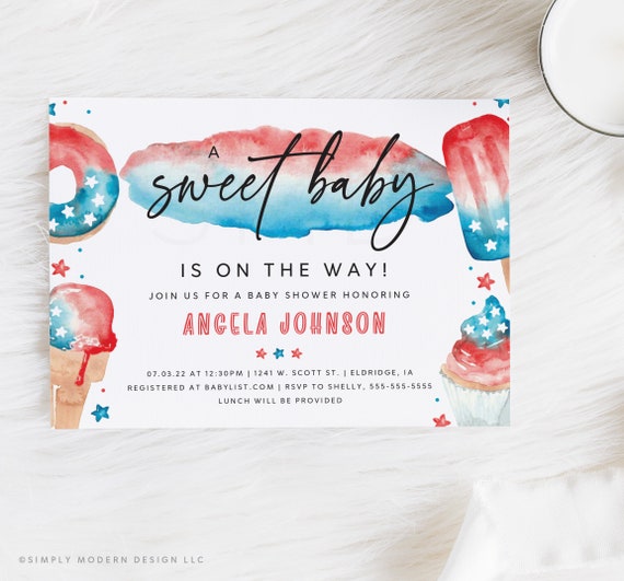 4th baby shower invitation wording cheap