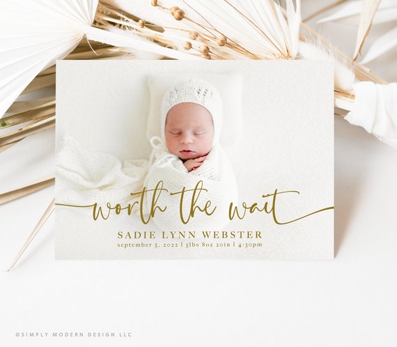 Adoption birth announcements sales