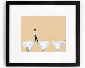 Martini Art Print