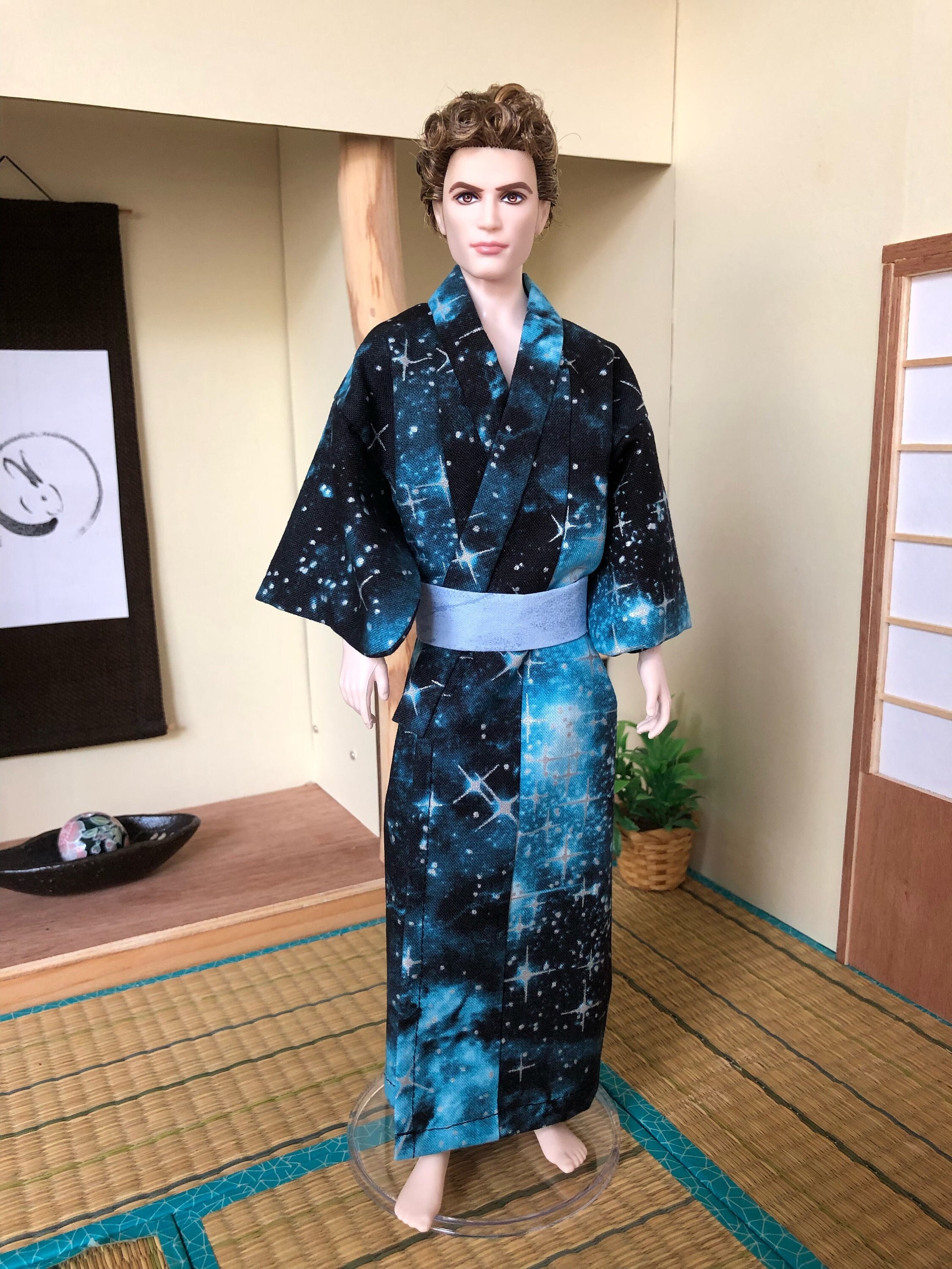 Japanese cartoon anime girl in a kimono dress  Stock Illustration  102008292  PIXTA