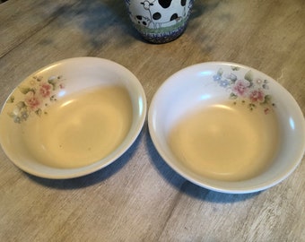 8” pfaltzgraff tea rose vegetable bowls