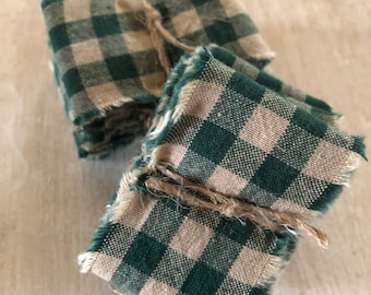Country homespun ribbon bundle