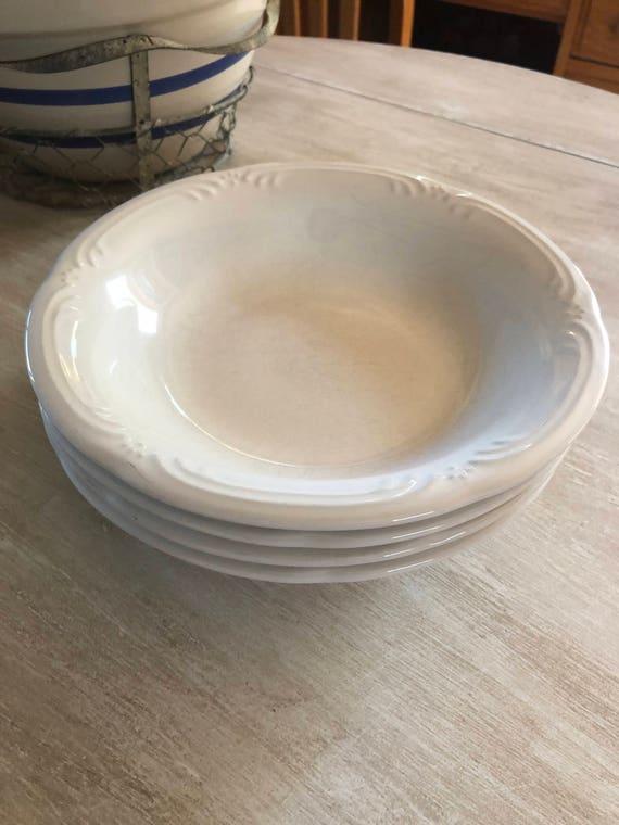 Pfaltzgraff Filigree 4 pasta bowls | Etsy Pfaltzgraff Filigree 4 pasta bowls | Etsy