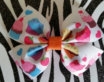 My Little Cupcake hair bow