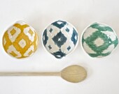 SALE! multi-color ikat pinch & prep bowls.