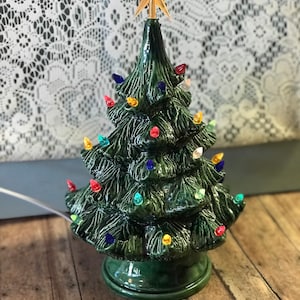 Christmas Tree in Ceramic Vintage Inspired