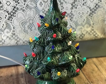 Christmas Tree in Ceramic Vintage Inspired