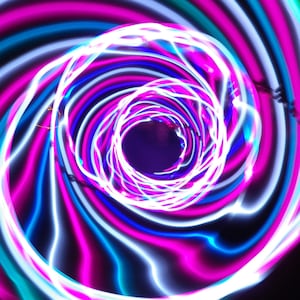 Hypnosis LED Hula Hoop By The HoopSmiths Polypro image 1