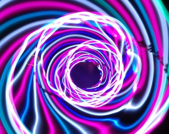 Hypnosis LED Hula Hoop By The HoopSmiths Polypro