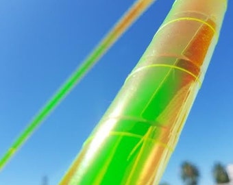 Color Shifting Wrapped Hula Hoop Polypro HDPE Firefly By TheHoopSmiths