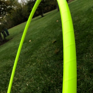 Highlighter Yellow Performance Hula Hoop By The HoopSmiths image 3