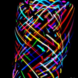 LED Hula Hoop Polypro HDPE Frenzy Color Changing By The HoopSmiths