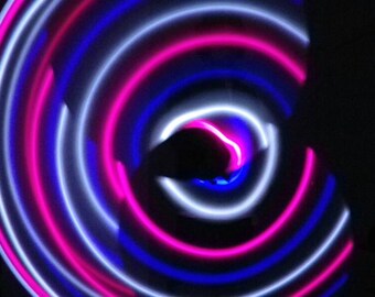 Tri Color LED Hula Hoop By The HoopSmiths