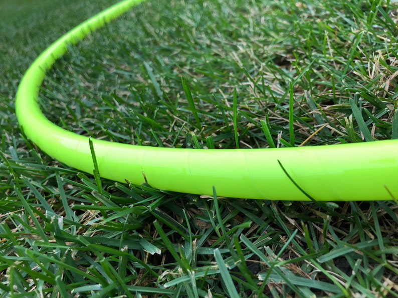 Highlighter Yellow Performance Hula Hoop By The HoopSmiths image 4