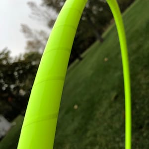 Highlighter Yellow Performance Hula Hoop By The HoopSmiths image 1