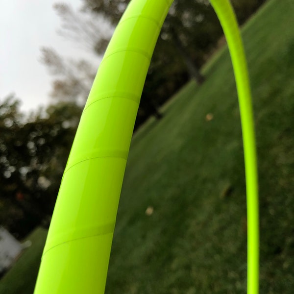 Highlighter Yellow Performance Hula Hoop By The HoopSmiths