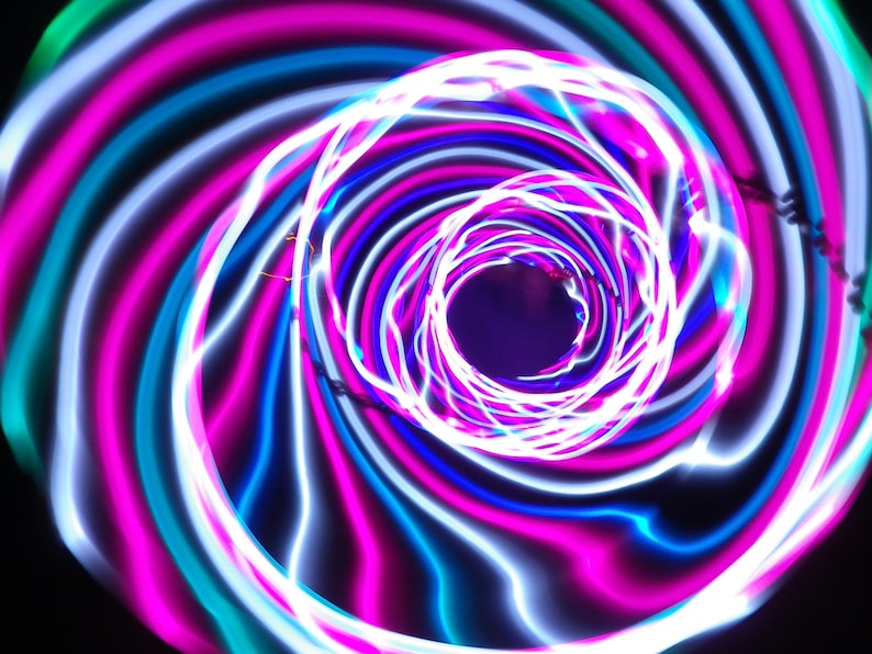 Hypnosis LED Hula Hoop By The HoopSmiths Polypro image 1