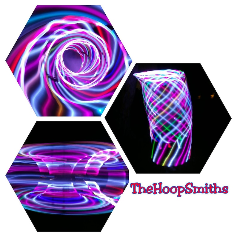 Hypnosis LED Hula Hoop By The HoopSmiths Polypro image 3
