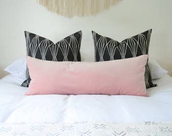 long pink pillow