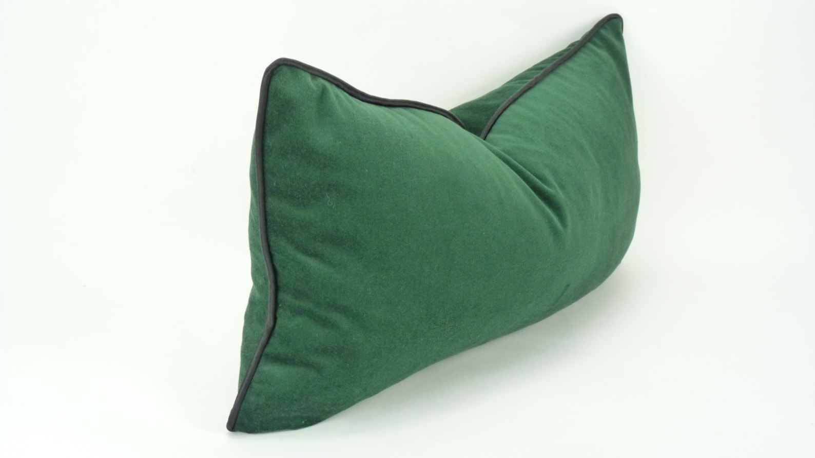 Forest Green Velvet Pillow Cover // Green and Black Pillow Etsy