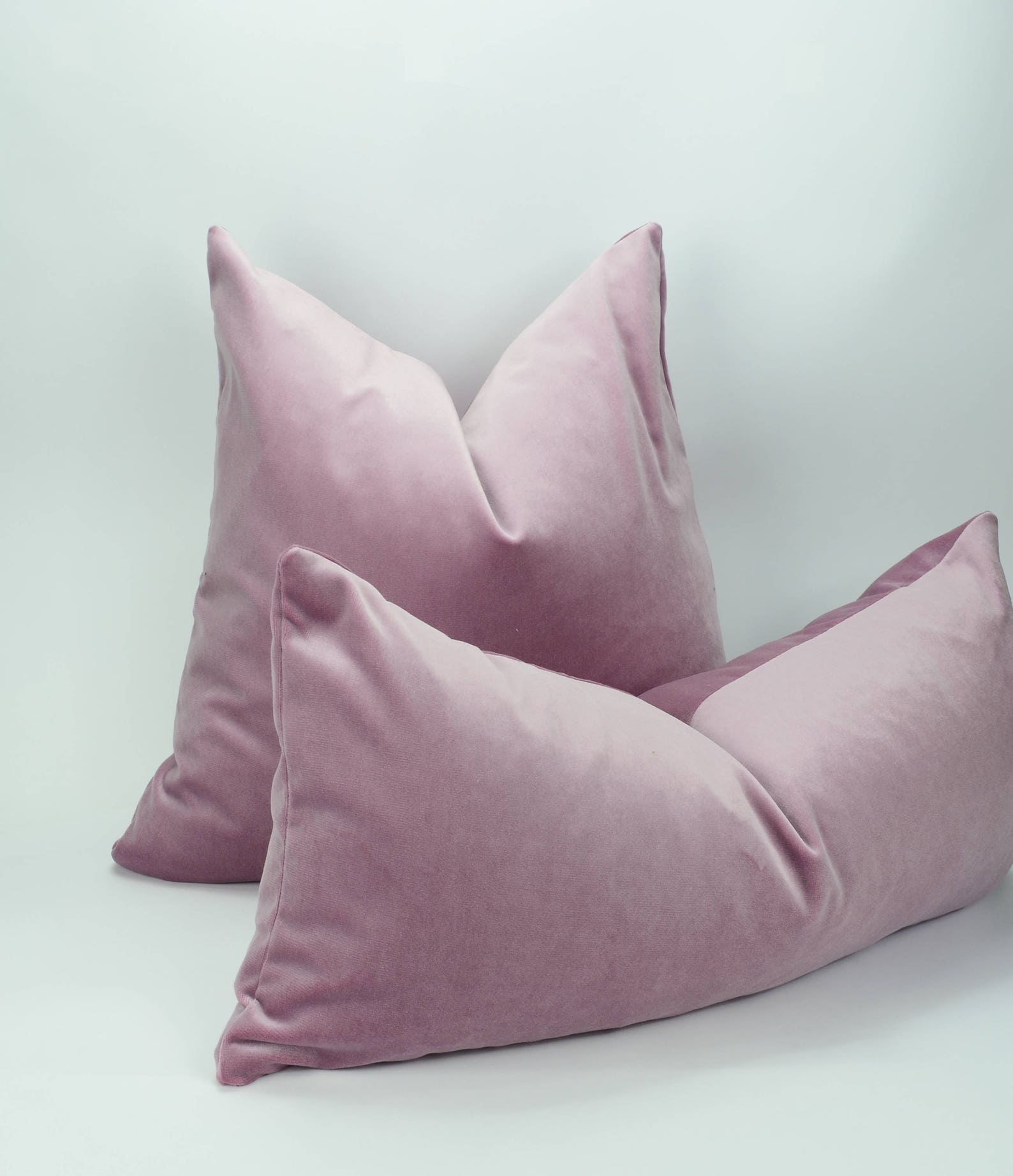 Vintage Rose Velvet Pillow Cover // Pink Velvet Cushion Case Etsy