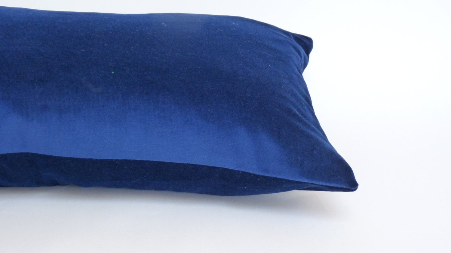 Sapphire Blue Velvet Pillow Case // Rectangle Velvet Cushion Etsy