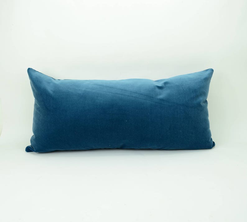 READY TO SHIP 12 X 16 Inches // Slate Blue Velvet Pillow Case Etsy