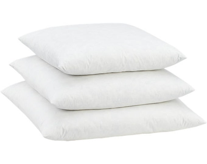 Pillow Inserts // Cushion Pads // Duck Feather Pads // Feather Inserts
