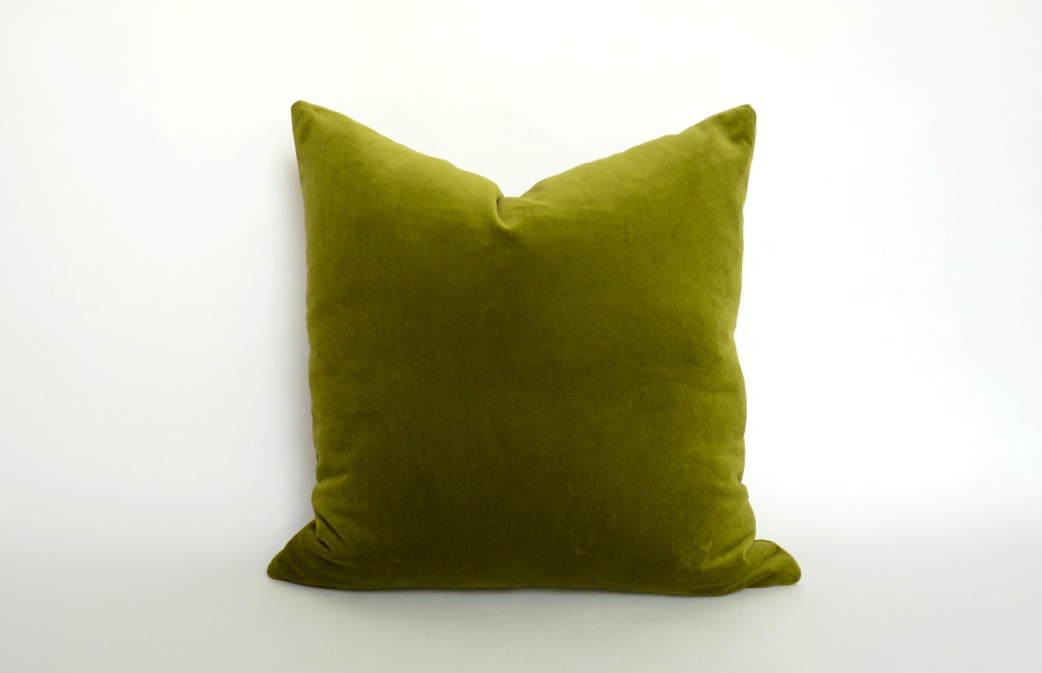 Olive Green Velvet Pillow Case // Chartreuse Green Velvet Etsy UK