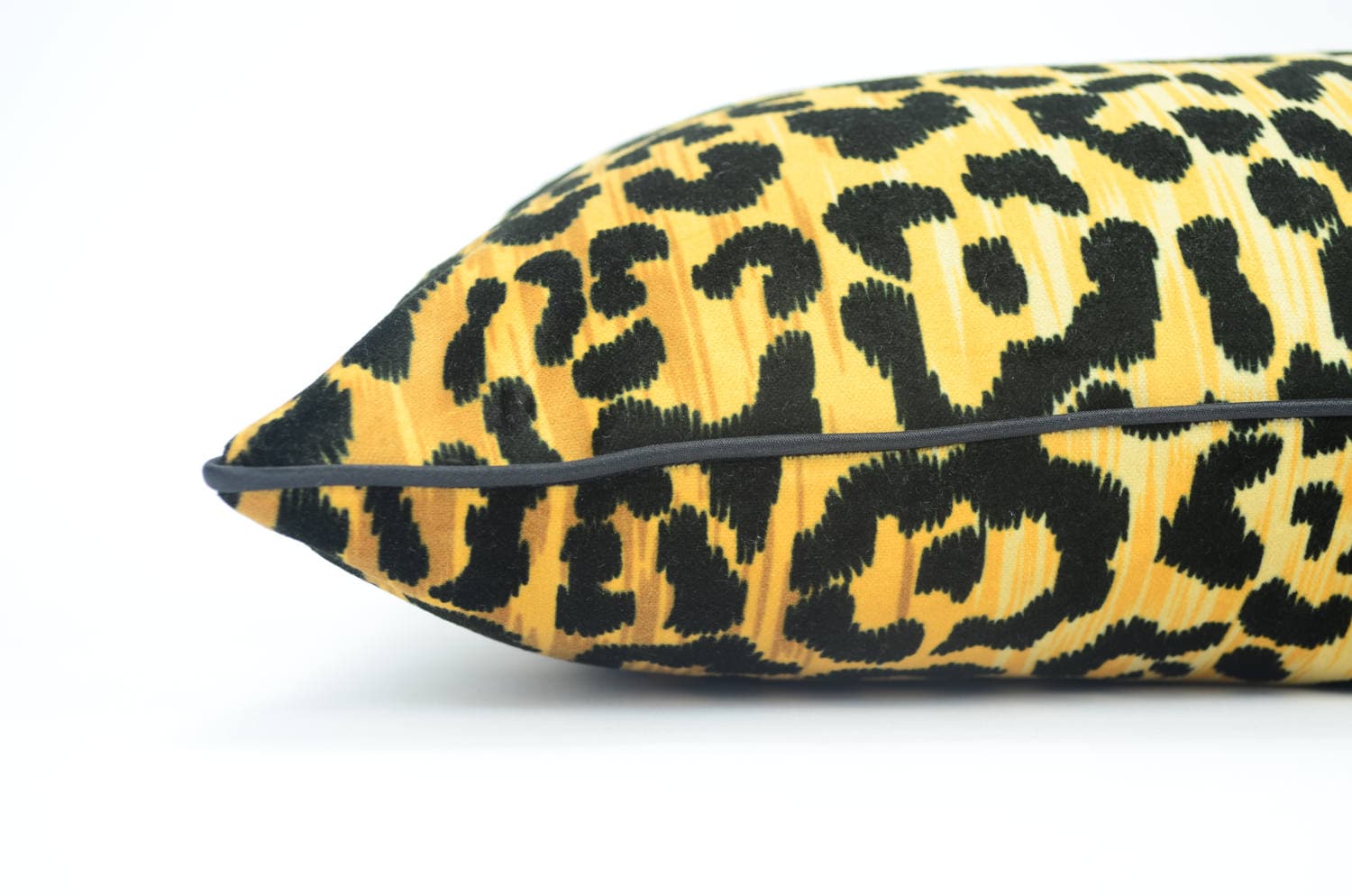 Gold Leopard Print Pillow // Velvet Leopard Print Cushion // Etsy