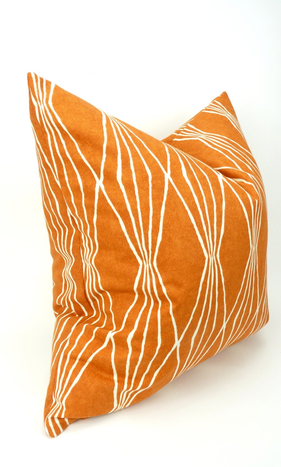 fall pillow case // burnt orange pillow case // orange pillow Etsy