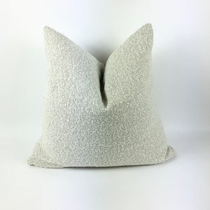 Boucle pillow // cream boucle pillow // boucle cushion