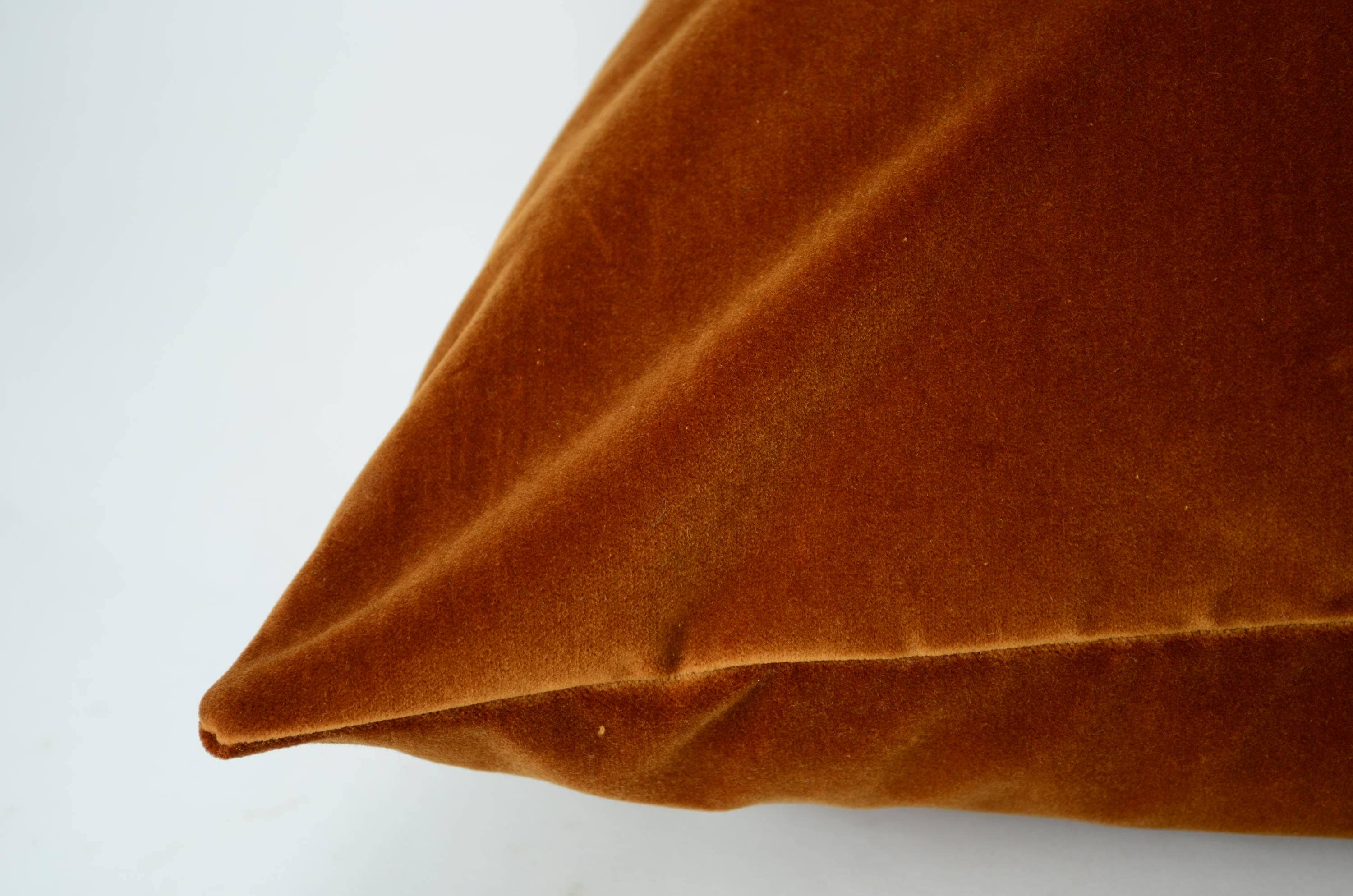 Copper velvet pillow // rust velvet pillow // Copper velvet Etsy