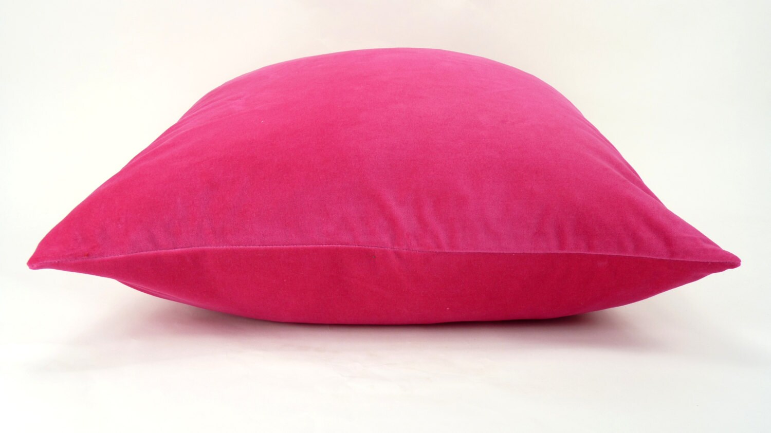 Cerise Pink Velvet Pillow Case // Hot Pink Velvet Cushion Etsy UK