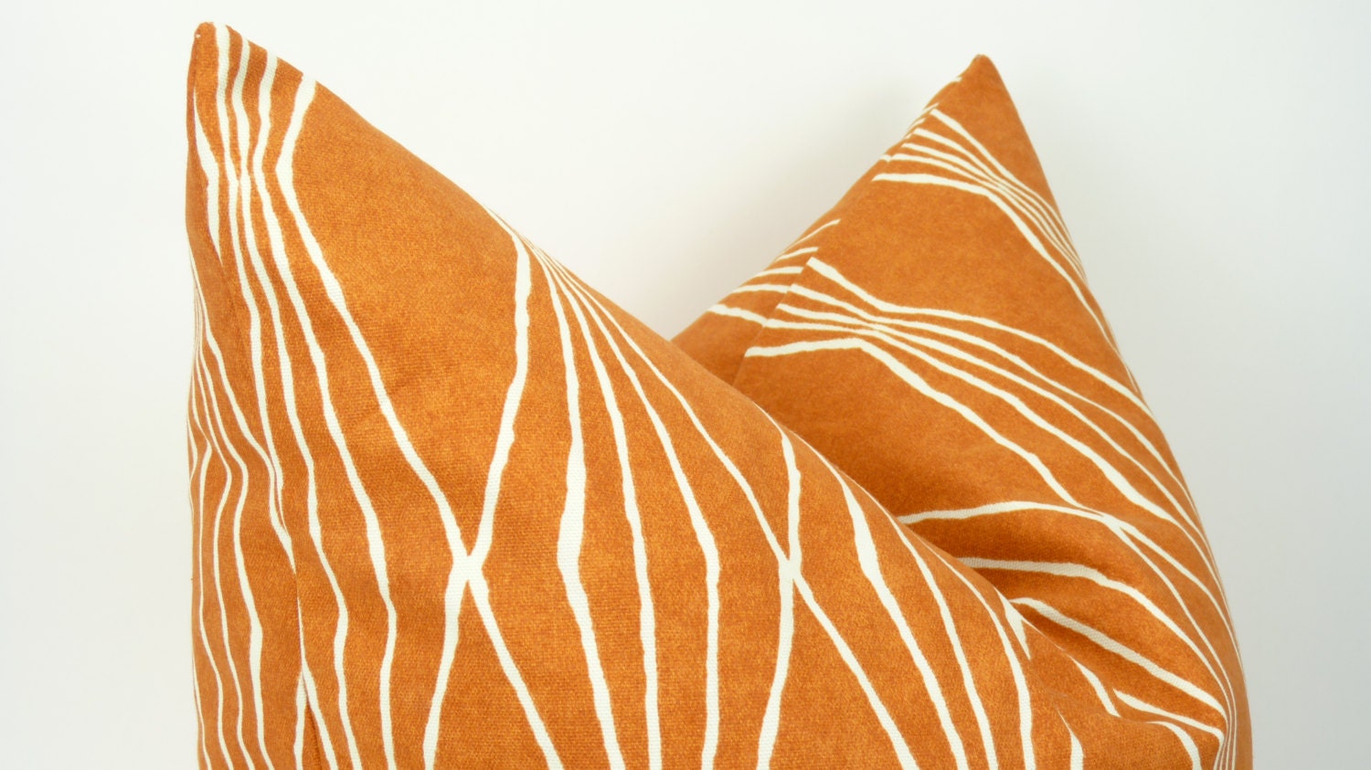 fall pillow case // burnt orange pillow case // orange pillow Etsy