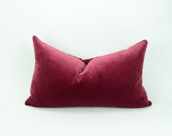 Mulberry Velvet Pillow Case: Heavy Cotton Velvet Cushion Cover