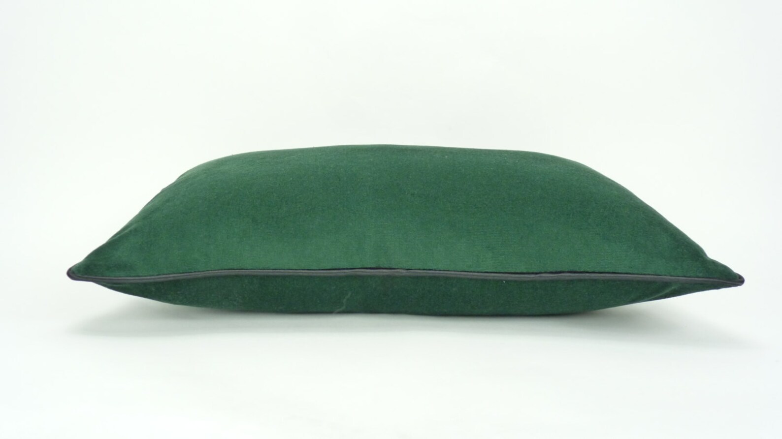 Forest Green Velvet Pillow Cover // Green and Black Pillow Etsy