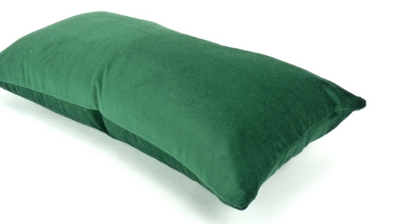 Forest Green Velvet Pillow Case Forest Green Velvet Cushion