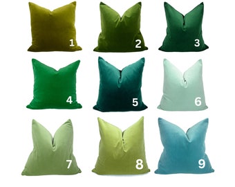 green velvet pillow, olive velvet cushions, pink velvet pillows, velvet pillow cover, velvet cushion cover, velvet pillow, mustard velvet