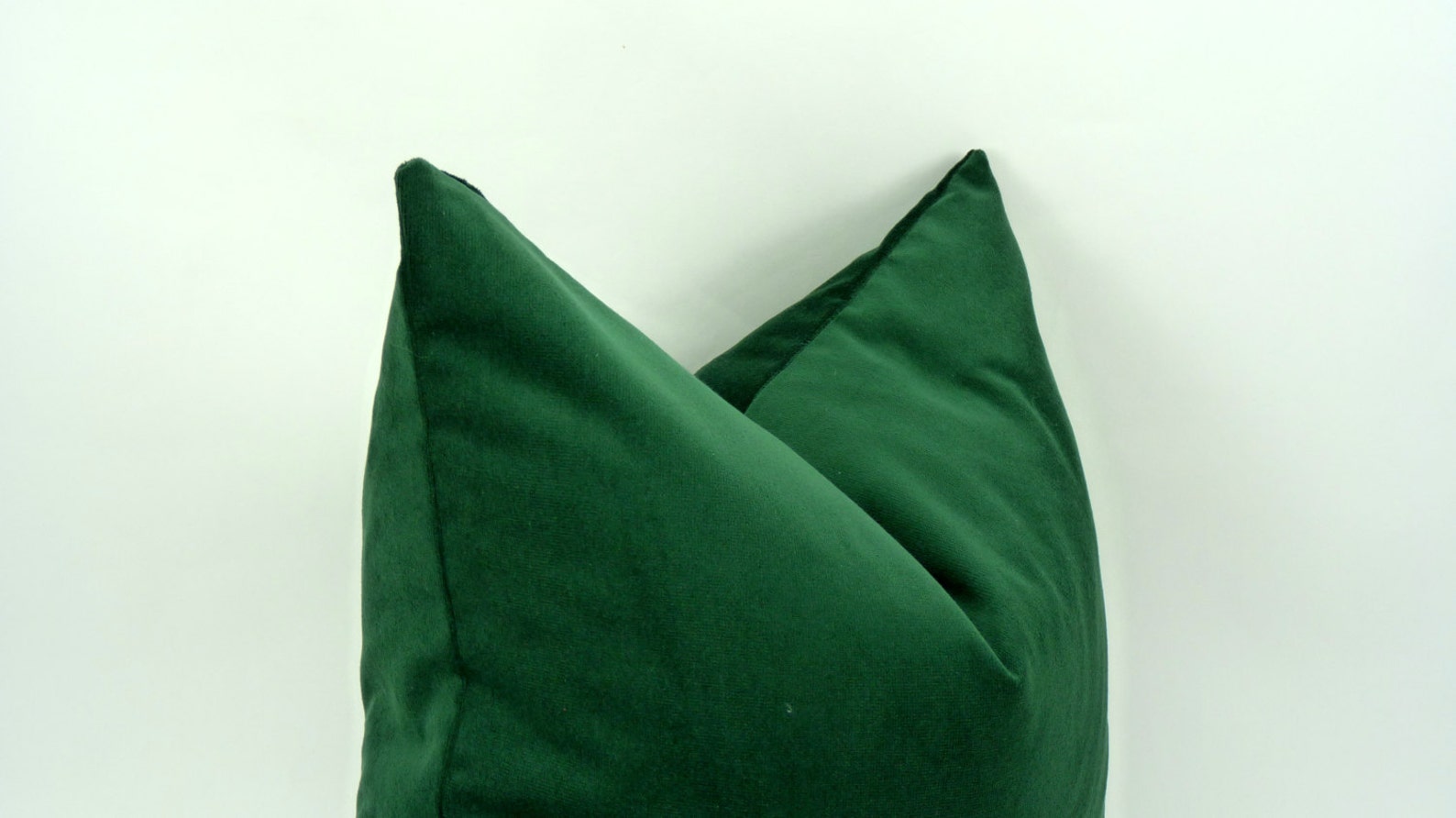 Forest Green Pillow Cover // Forest Green Velvet Cushion // Etsy