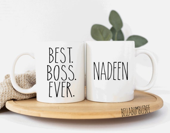 Best Boss Ever Mug Best Boss Ever Gifts Best Boss Coffee Mug Boss Mug  Personalized - TeeByHuman