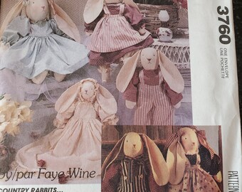 mccalls bunny pattern 3760