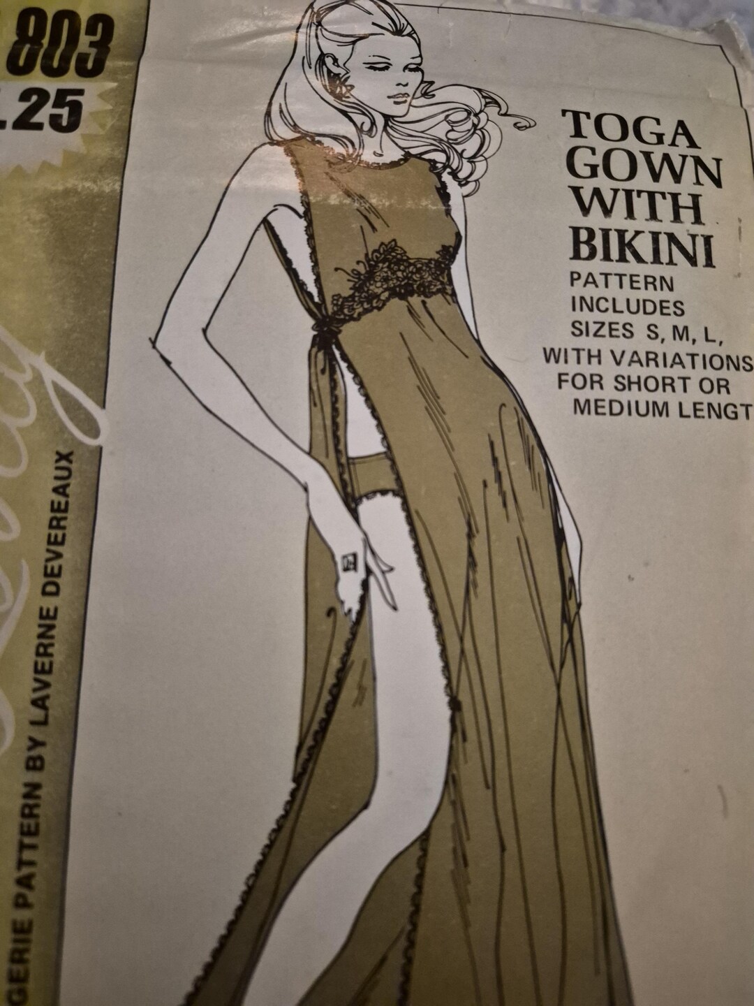 VERY RARE Sew Lovely G 803 Sewing Pattern Sizes Small, Medium and Large ...