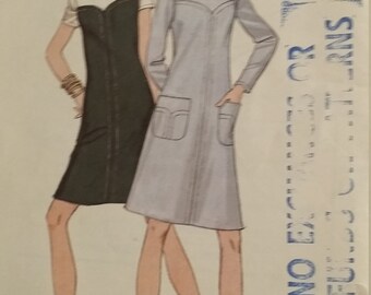Patrón de costura vintage Butterick 5959, talla 16, busto 38, vestido de una pieza