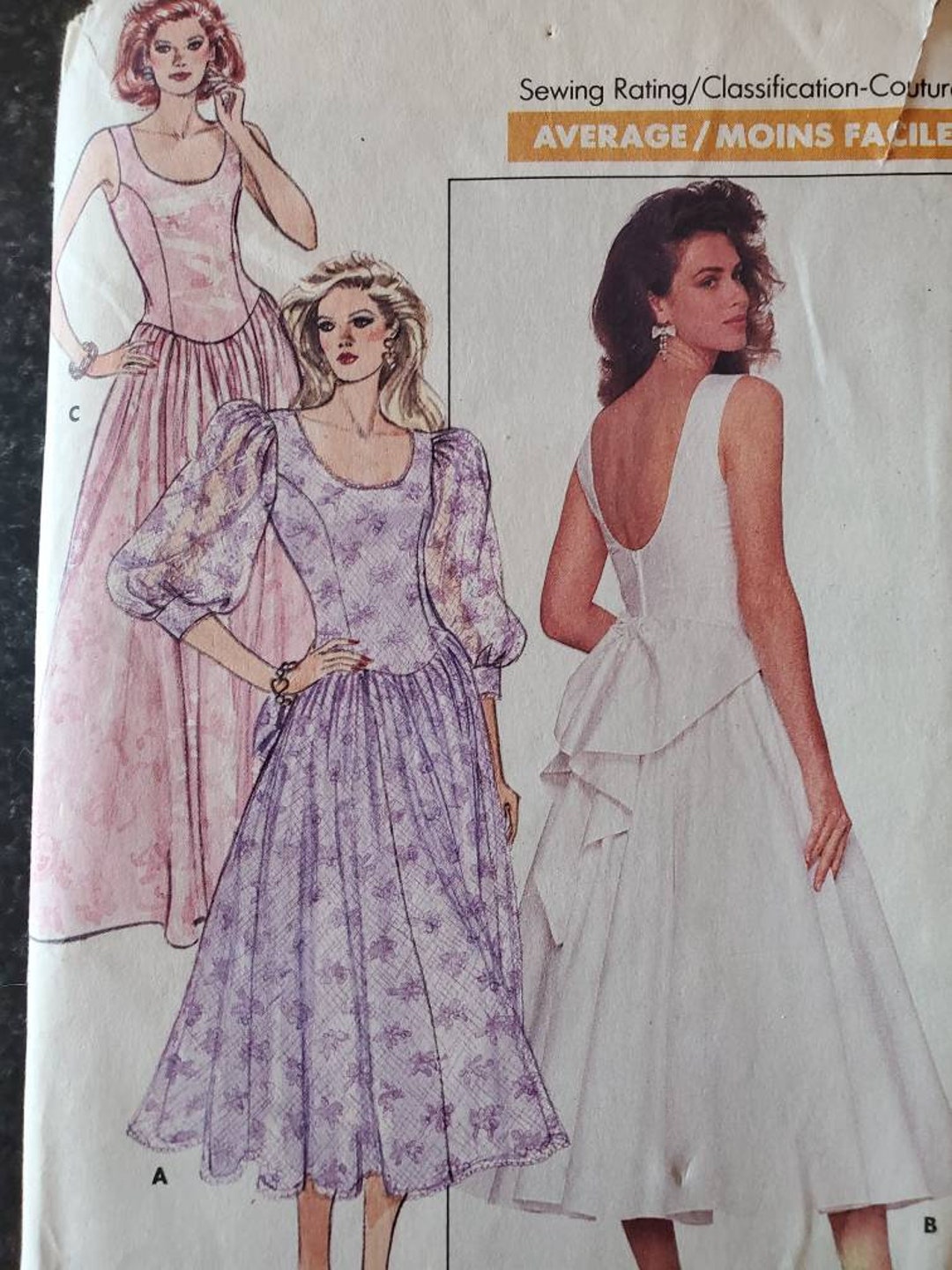 One Piece Evening Dress With Plunging Ruffled Back Neckline Etsy