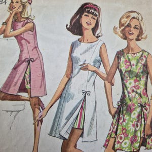Patrón de costura Vintage Simplicity 6013 Talla 14 Patrón de corte de vestido